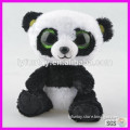 plush stuffed animal panda with big eyes child toy